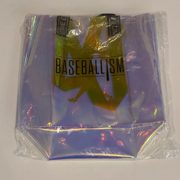 Baseballism Home Opener 2024 Clear Vinyl Tote Bag - Picture 2 of 7
